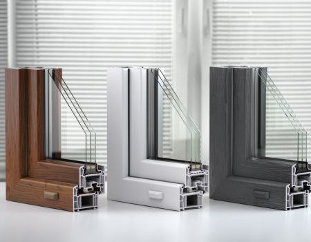 Plastic,Windows,Profile,Pvc,Of,Different,Colors,In,Section,On Plastic,Windows,Profile,Pvc,Of,Different,Colors,In,Section,On